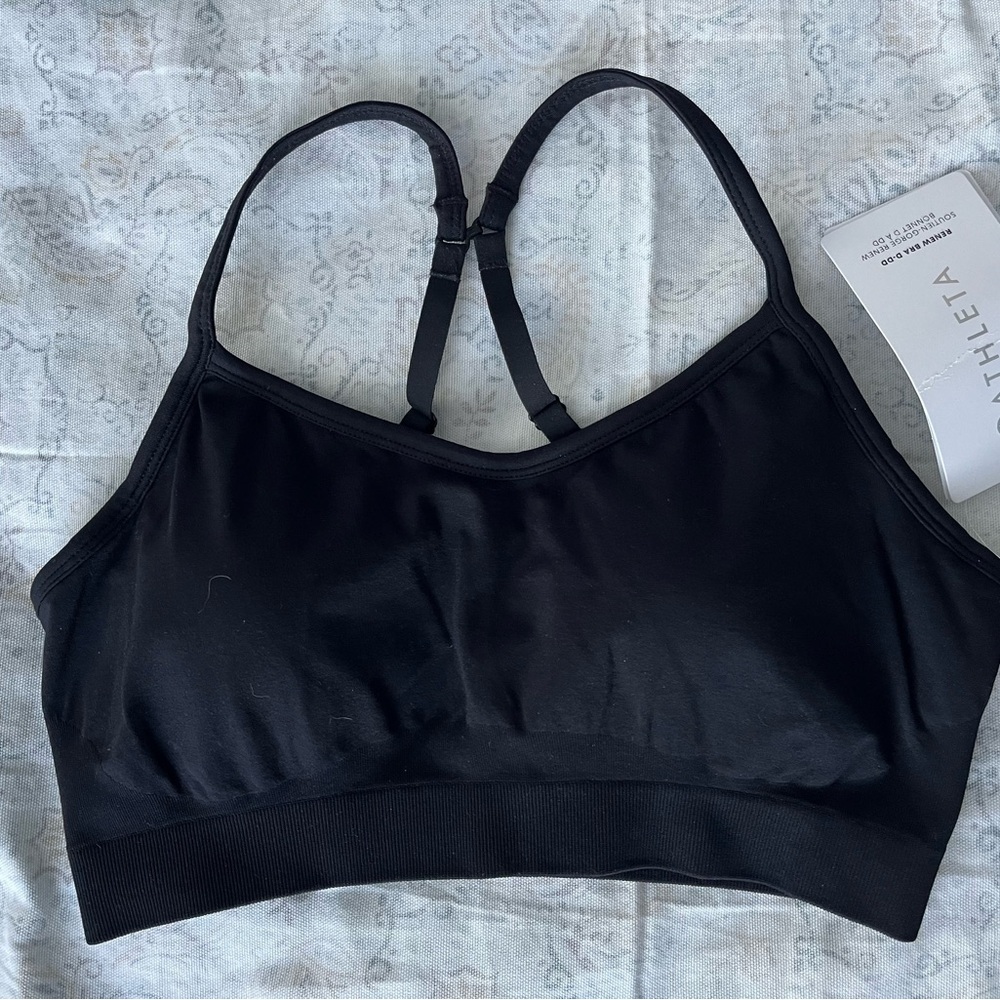 Athleta‎ Black Racerback Sports Bra for Activewear
